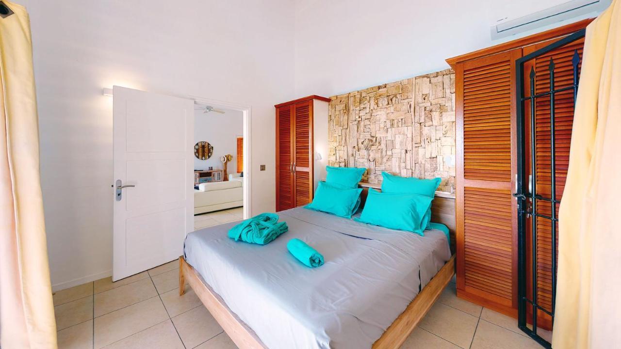 Villa Deluxe L'Hacienda Villa Vue Mer 180 Piscine Jacuzzi Proche Plage Marina Golf Pointe Des Chateaux Et Casino Jardin Clos Voyage Durable Saint-Francois  Exterior photo