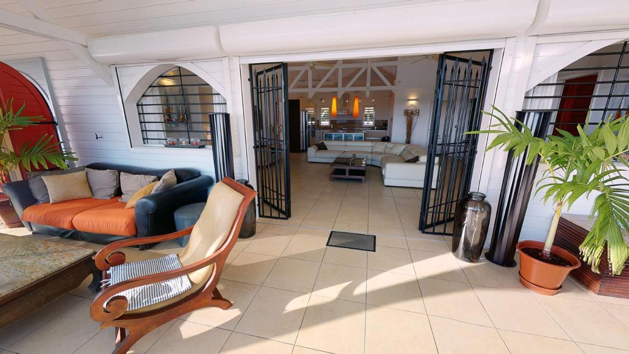 Villa Deluxe L'Hacienda Villa Vue Mer 180 Piscine Jacuzzi Proche Plage Marina Golf Pointe Des Chateaux Et Casino Jardin Clos Voyage Durable Saint-Francois  Exterior photo