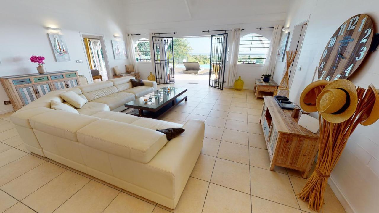 Villa Deluxe L'Hacienda Villa Vue Mer 180 Piscine Jacuzzi Proche Plage Marina Golf Pointe Des Chateaux Et Casino Jardin Clos Voyage Durable Saint-Francois  Exterior photo