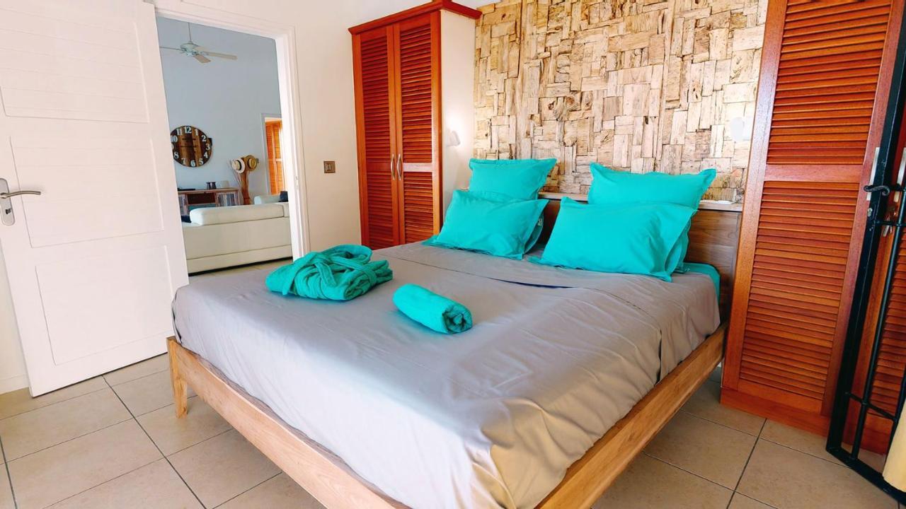 Villa Deluxe L'Hacienda Villa Vue Mer 180 Piscine Jacuzzi Proche Plage Marina Golf Pointe Des Chateaux Et Casino Jardin Clos Voyage Durable Saint-Francois  Exterior photo