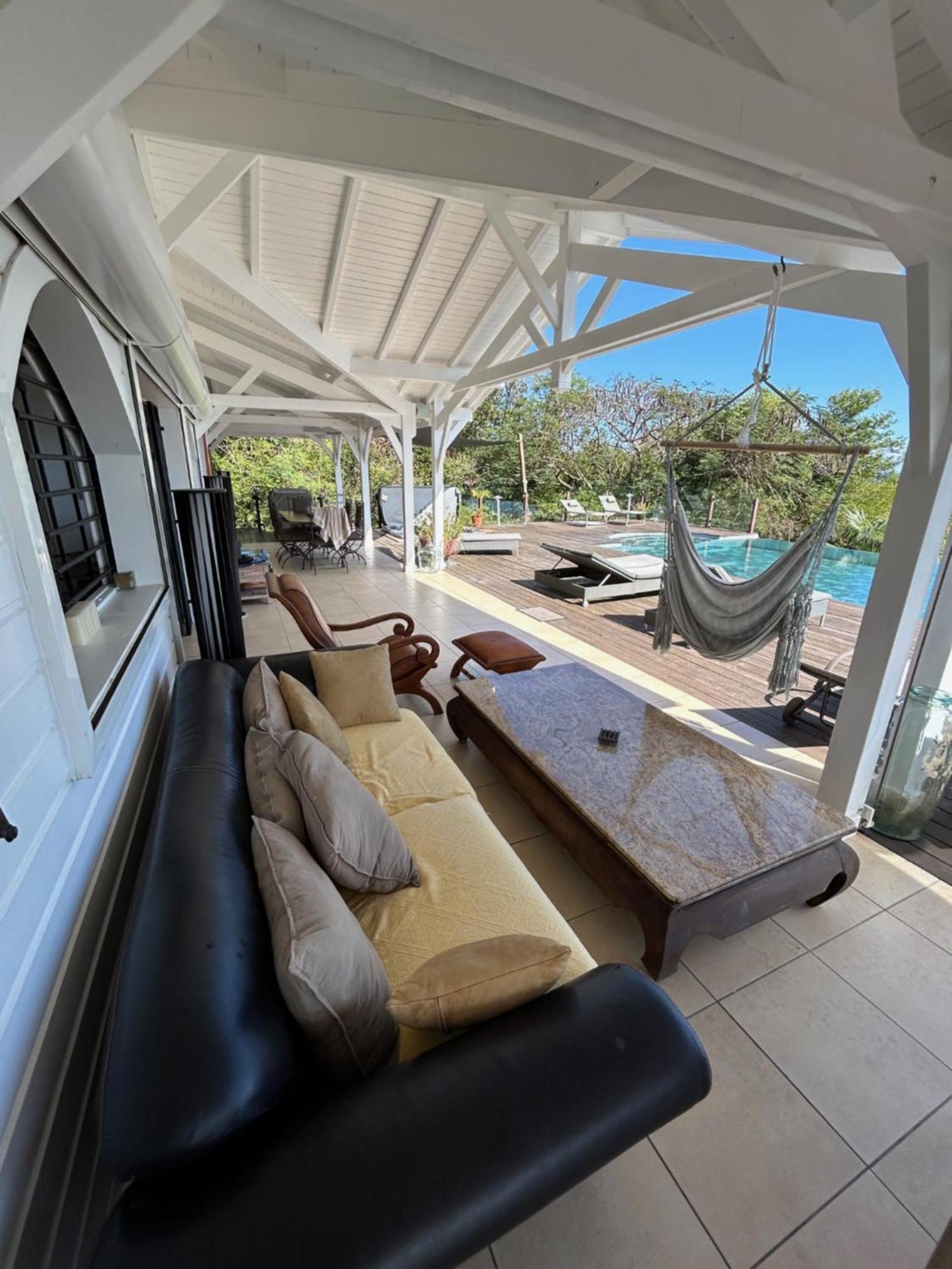 Villa Deluxe L'Hacienda Villa Vue Mer 180 Piscine Jacuzzi Proche Plage Marina Golf Pointe Des Chateaux Et Casino Jardin Clos Voyage Durable Saint-Francois  Exterior photo