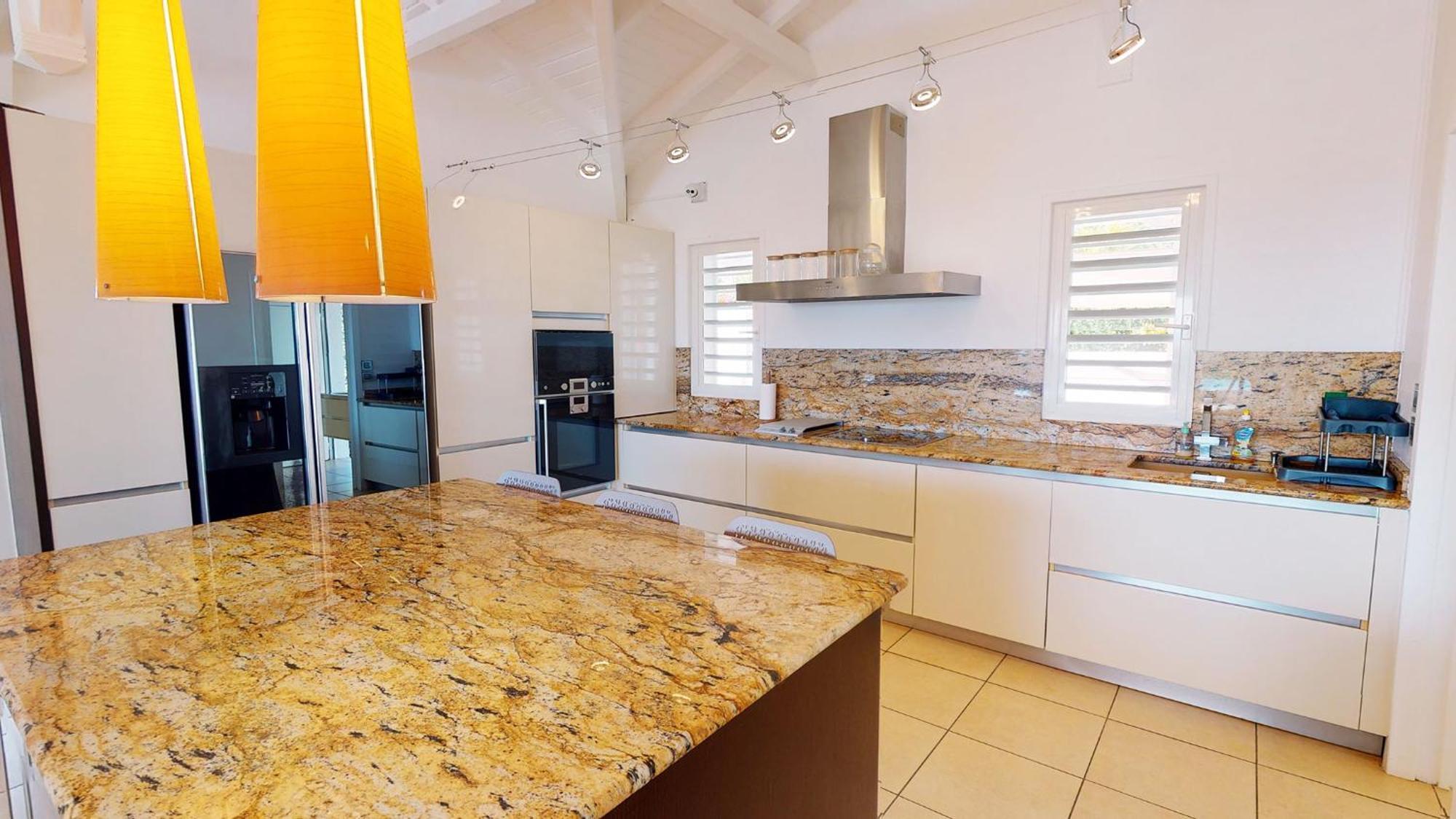 Villa Deluxe L'Hacienda Villa Vue Mer 180 Piscine Jacuzzi Proche Plage Marina Golf Pointe Des Chateaux Et Casino Jardin Clos Voyage Durable Saint-Francois  Room photo